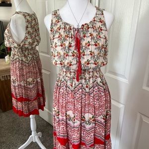 Beautiful Bila Cottage Floral Midi Dress Size S